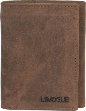 VALENCHI Leather Trifold Wallet For Men - RFID Blocking - 9 Card Slots, 2 Note Compartments & 1 ID Window - Minimalist Design, Slim Wallet - Premium, Fashionable Accessory Gifts for Men, Him