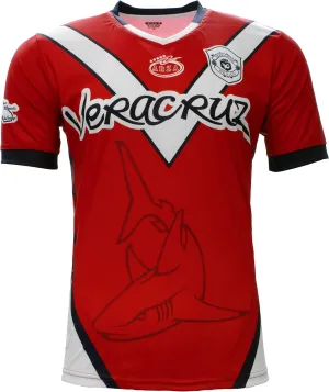 Veracruz Soccer Jersey, Short Sleeve, Home and Away Design, Shark Logo