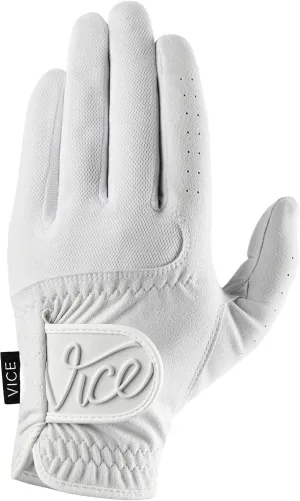 Vice Duro Golf Glove, White (Prior Model)