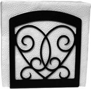 Village Wrought Iron Victorian Heart Napkin Holder