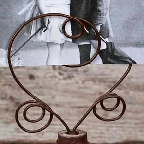 Vintage Doorknob Photo Holder, Set of 2