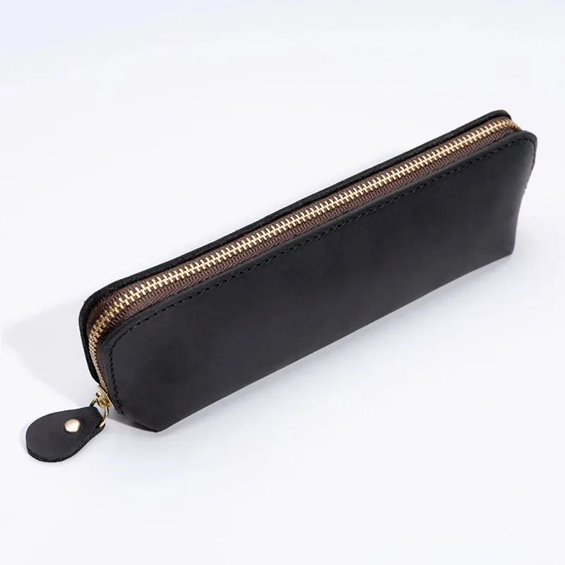 Vintage Style Leather | Pen Case