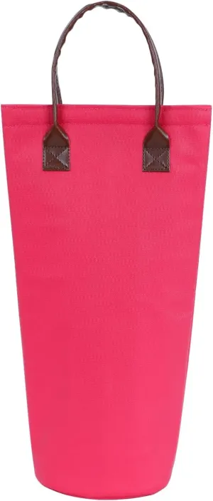 VISEMAN Single Bottle Wine Tote Bag Insulated, Wine Carrier Bag for One Bottle, Padded Wine Cooler Bag, Portable Wine Tote Bag for Wine Lovers Gift (Red)