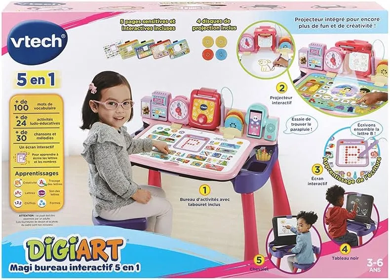 Vtech Digiart Magi Interactive Desk 5 In 1