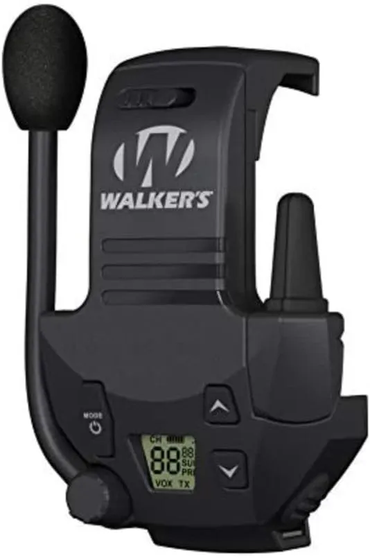 Walker's Razor Slim Ultra Low Profile Compact Design Adjustable Range Shooting Hunting Hearing Protection Electronic Earmuffs