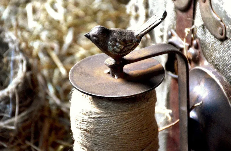 Wall Mount Bird Top Twine Display