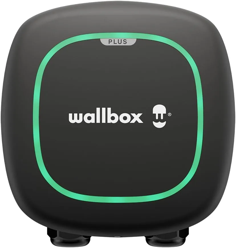 Wallbox Pulsar Plus Level 2 EV Charger – 40 Amp, Smart WiFi & Bluetooth, Alexa/Google Home Compatible, UL Certified, 25ft Cable, Indoor/Outdoor, Ultra-Compact, Made in USA