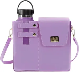 Water Cup Storage Bag Crossbody Bags for Women Cup Holder Tumbler Purse Outdoor Portable Compatible with Most Water Bottles