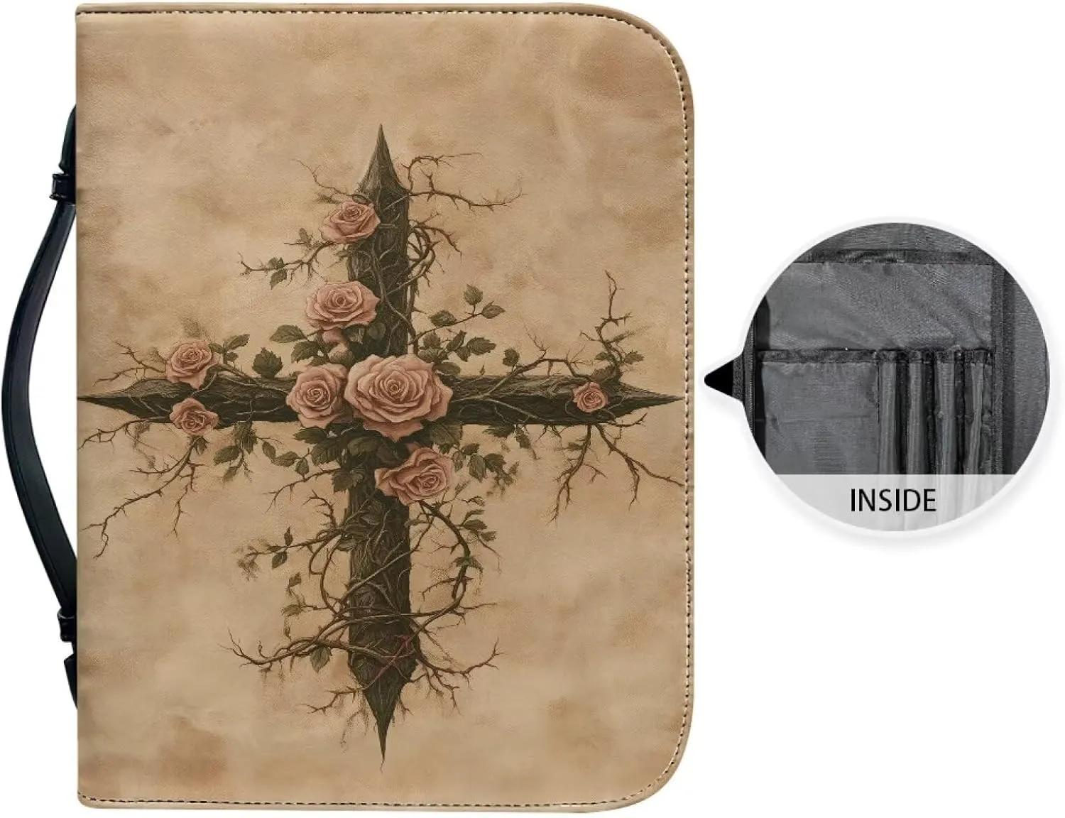 Waterproof Bible Carrying Bag Bible Case and Organizer Church Protector for Women Men