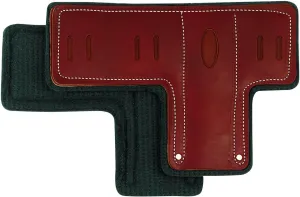 Weaver Leather Arborist T Shaped Climber Pads with Felt Liner , Brown/Black