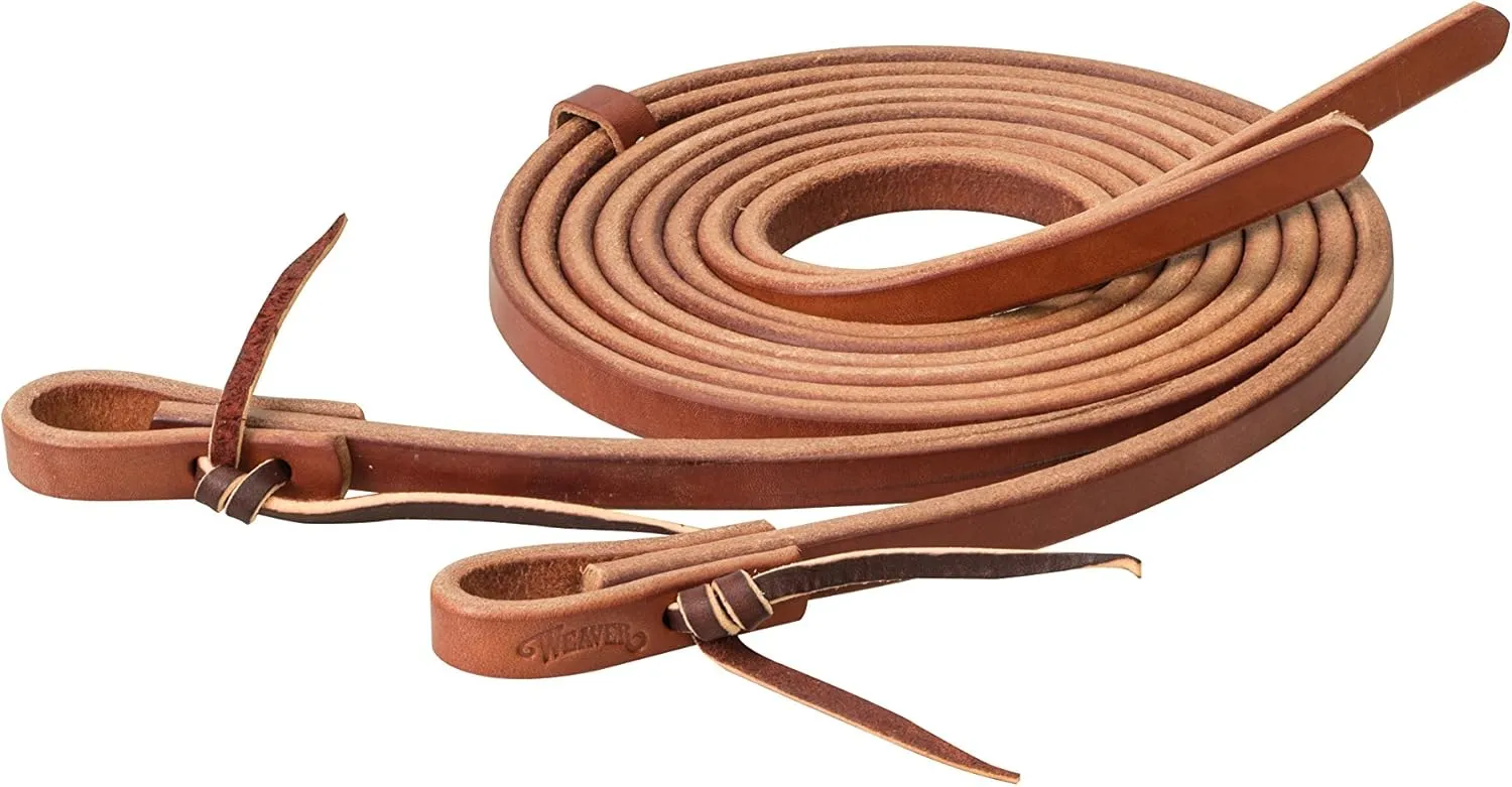 Weaver Leather Extra Heavy Harness Split Reins, Canyon Rose, 5/8" x 7'