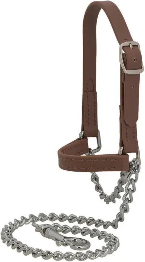 Weaver Leather Livestock Brahma Webb Goat Halter, Brown