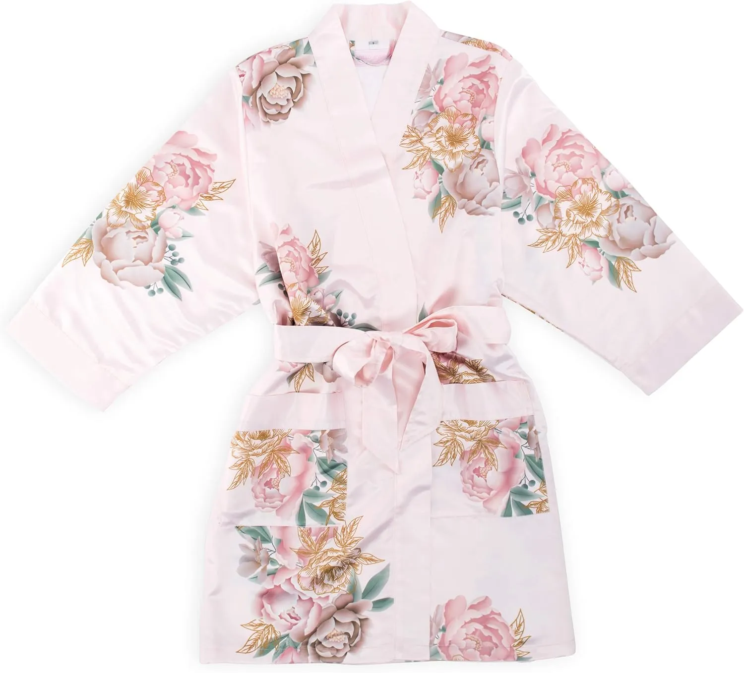 WEDDINGSTAR Women's Customizable Embroidery Soft Bridesmaid Kimono Robe