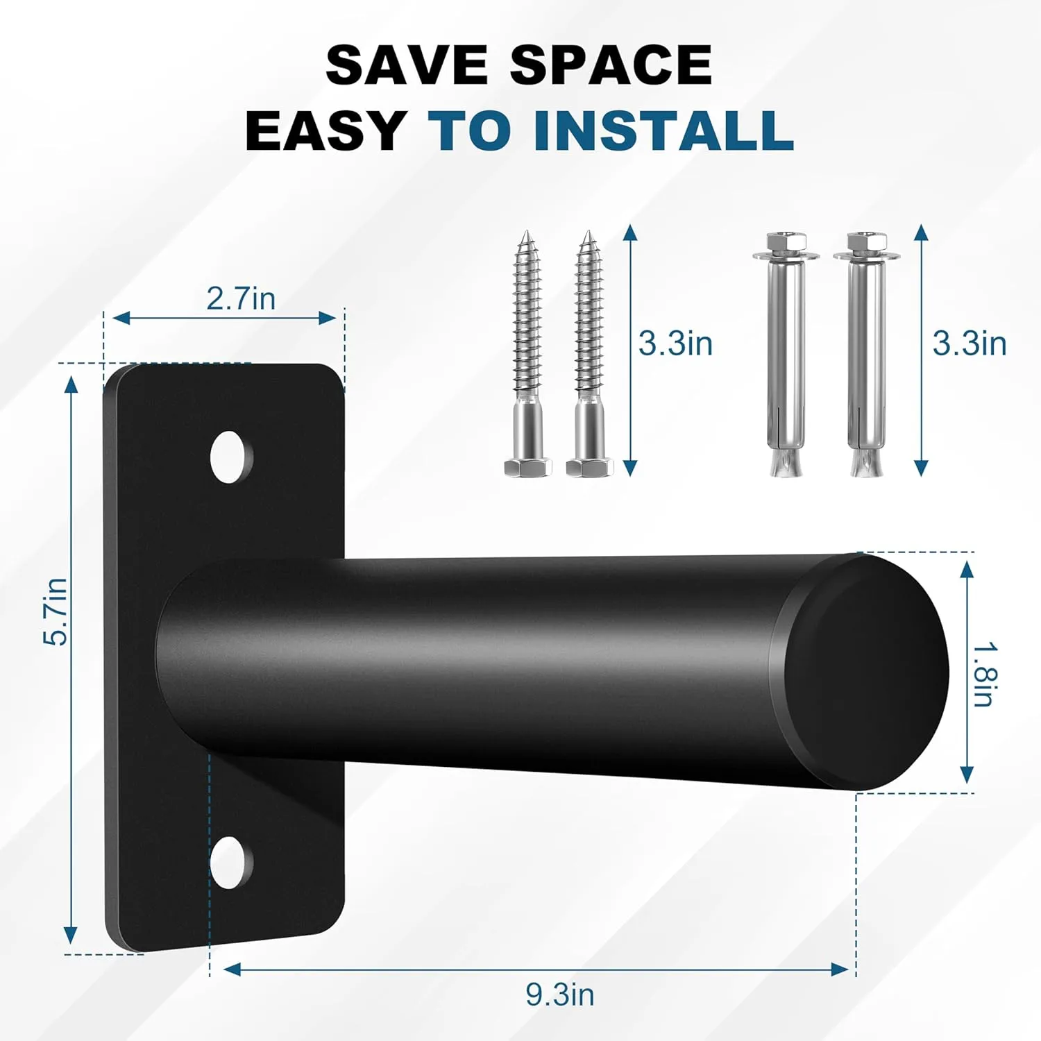 Weight Plate Holder, Wall Mounted Weight Rack Storage for Olympic Weight Plate,Home Gym Organizer
