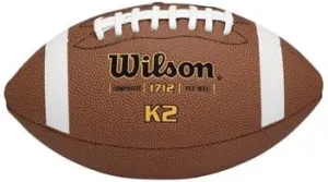Wilson K2 Official Composite Football, under 10