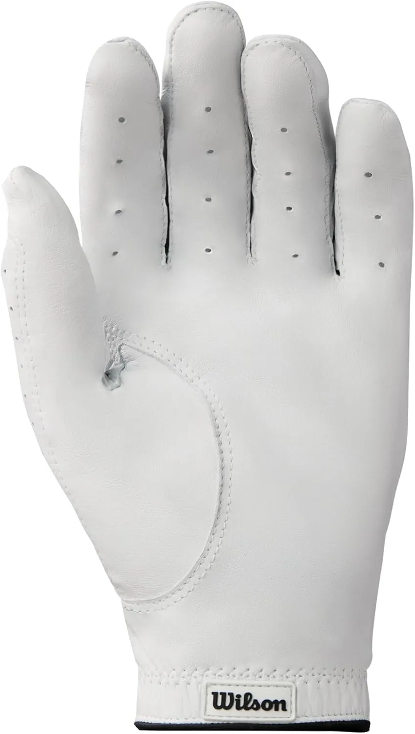 WILSON Staff Men's Conform Golf Glove - White/Black
