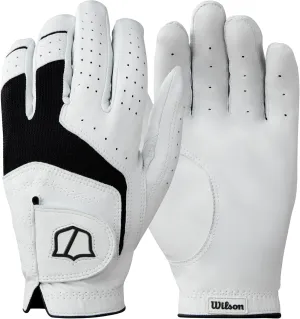 WILSON Staff Men's Conform Golf Glove - White/Black