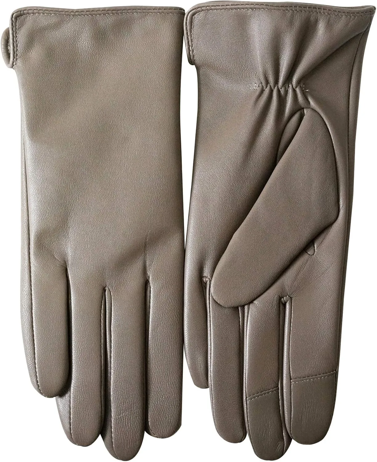 Winter Gloves for Women Genuine Leather Warm Cashmere & Wool Blend Lining Touchscreen Windproof Driving Dress