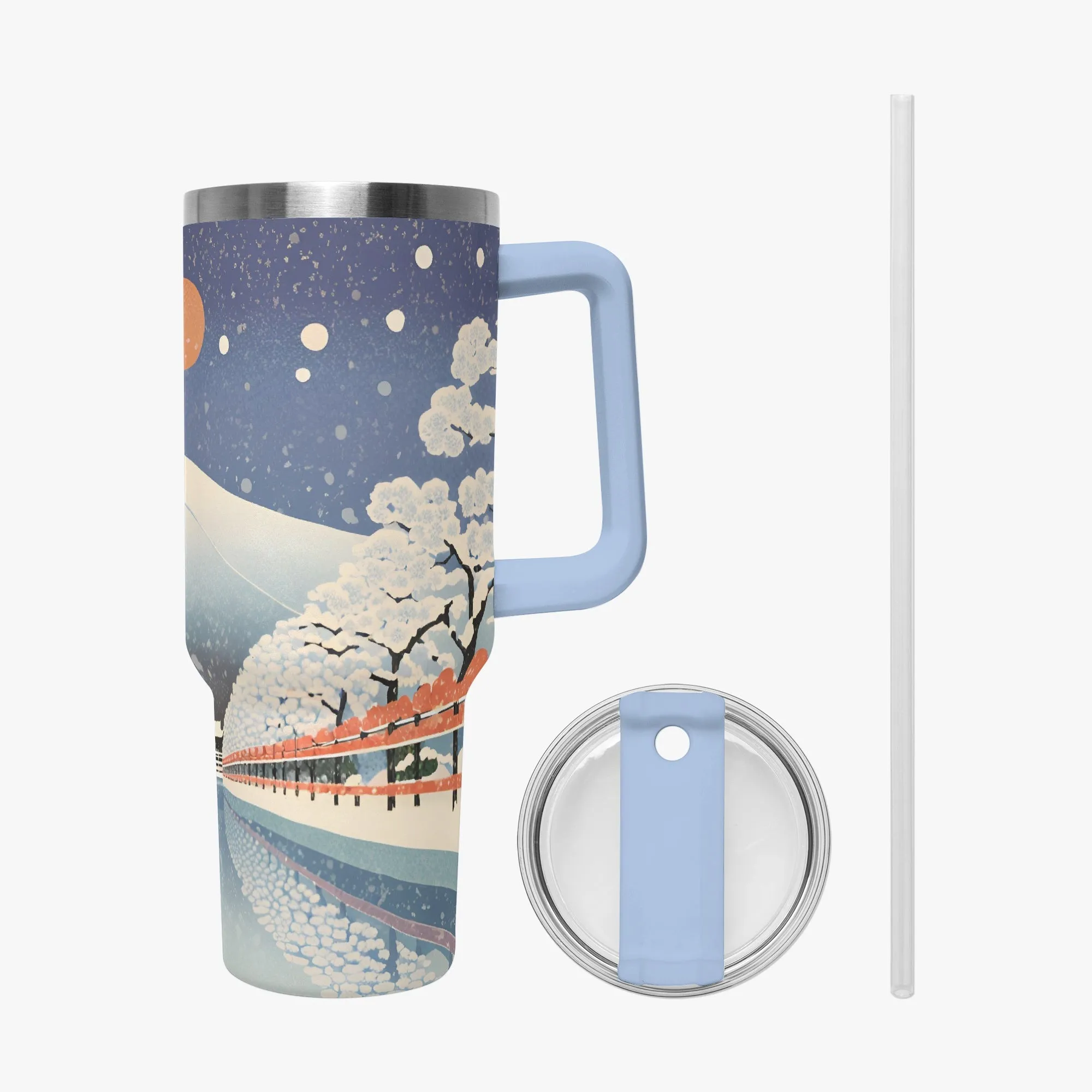 Winter Serenity Tumbler Cup