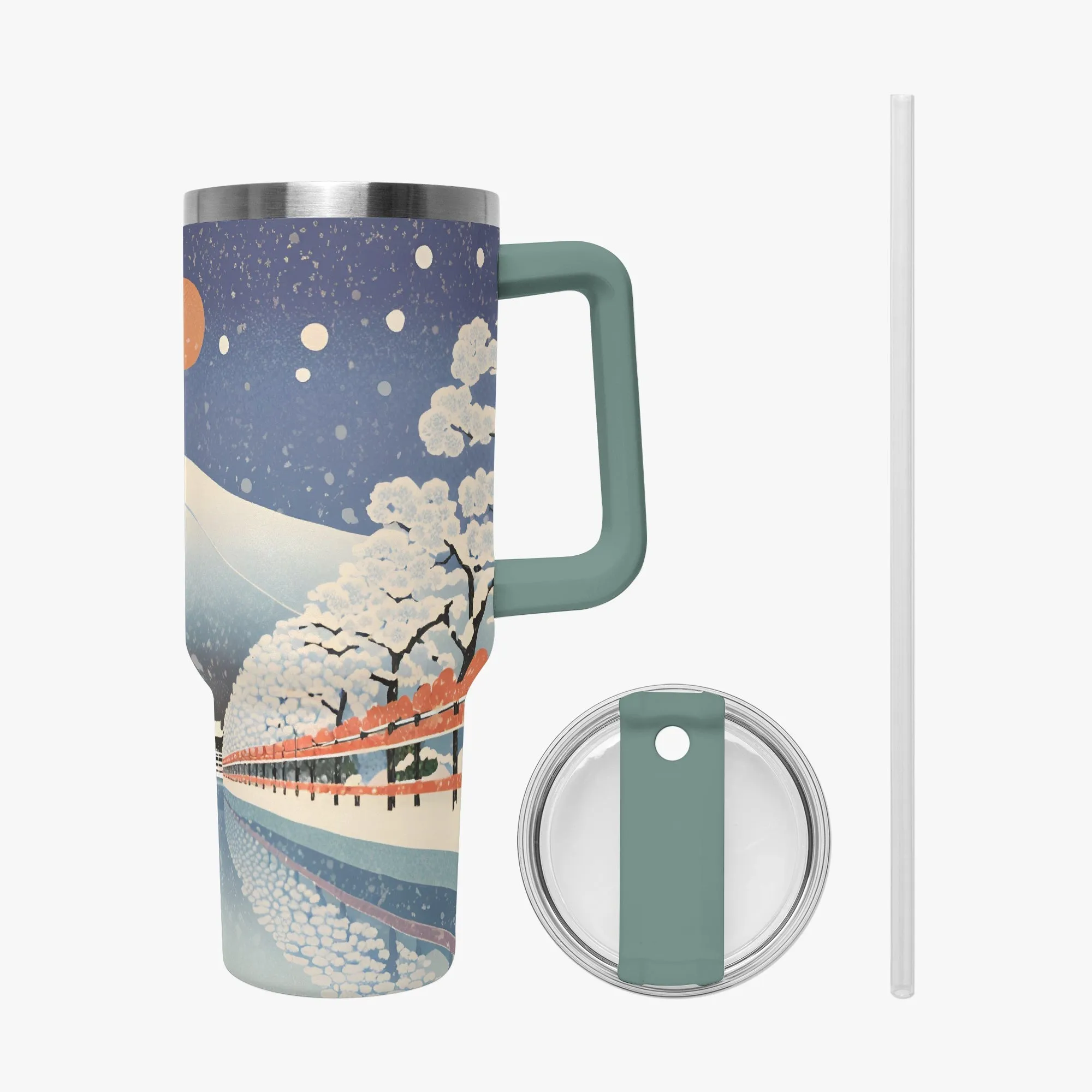 Winter Serenity Tumbler Cup