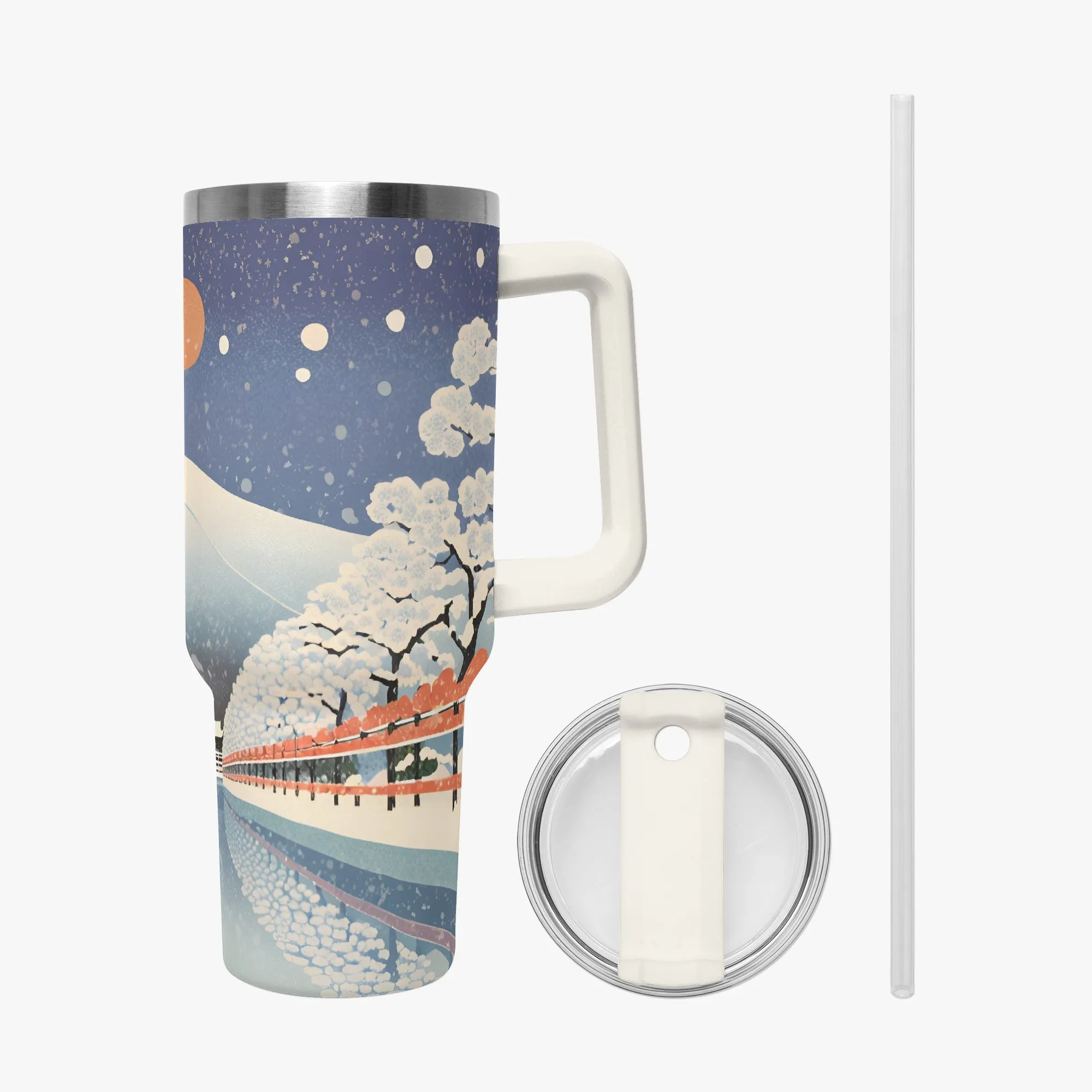 Winter Serenity Tumbler Cup