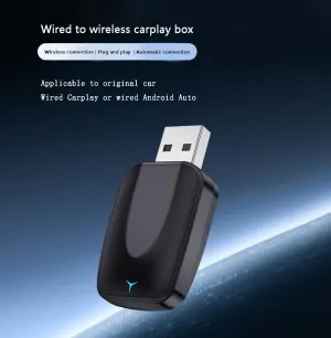 Wireless CarPlay Adapter for Buick Enclave Envision Excelle GL6 GL8 Avenir VELITE 6, Intelligent Temperature Control, Stable Connection, No Delay, Portable Seamless Control, Plug Play Converter