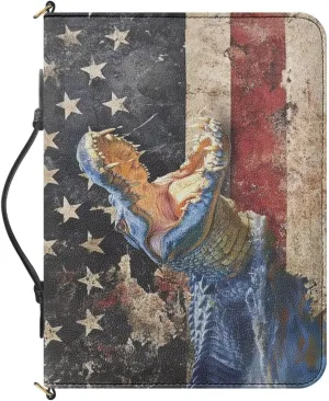 Wnbcioht Large Bible Bag Bible Cover Case for Women and Men with Strap