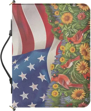 Wnbcioht Large Bible Bag Bible Cover Case for Women and Men with Strap
