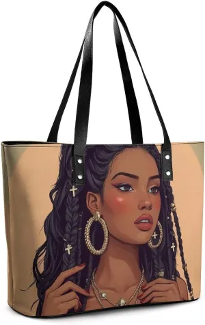 Women Tote Bag PU Leather Travel Shoulder Bags Casual Handbags