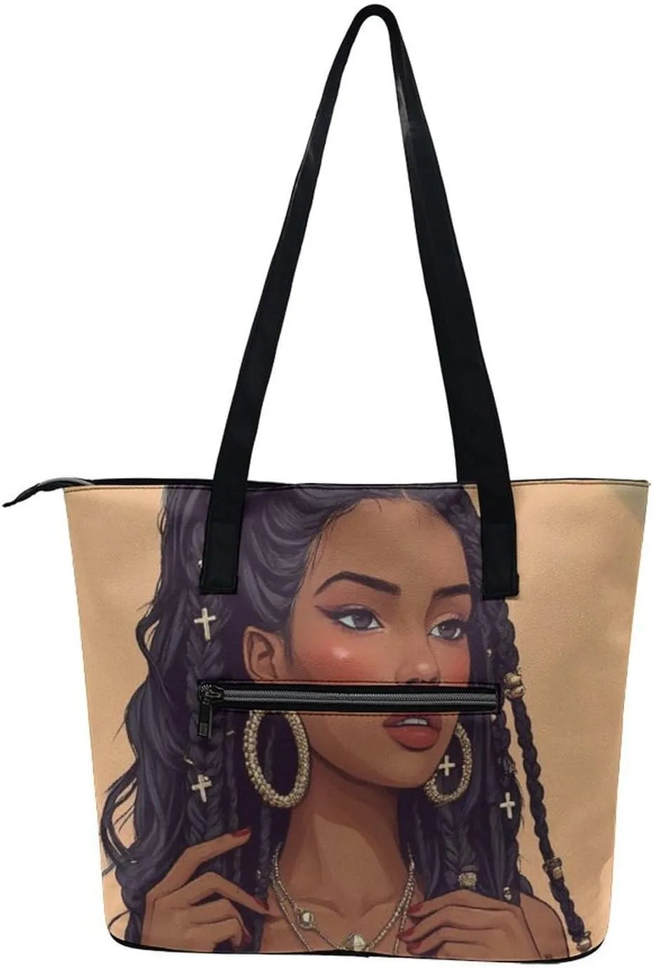 Women Tote Bag PU Leather Travel Shoulder Bags Casual Handbags