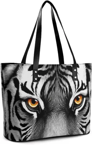 Women Tote Bags Casual Handbags PU Leather Shoulder Travel Bag
