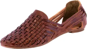 Women's 108 Cognac Authentic Mexican Sandals Huaraches Real Leather