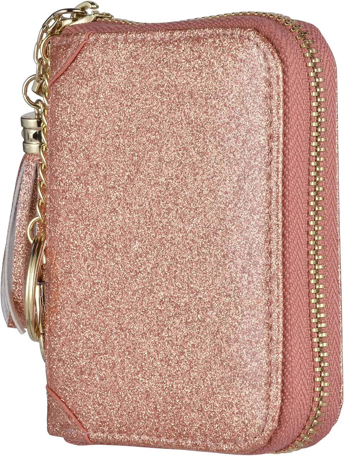 Womens Credit Card Holder Wallet RFID Leather Small ID Card Case