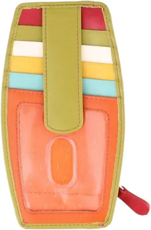 Women's ILI, Leather Credit Card Wallet