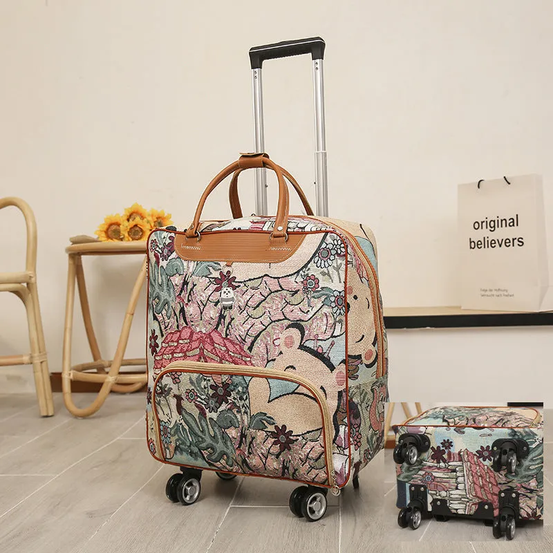 Women's Short-distance Business Storage Suitcase Korean Style Travel Bags