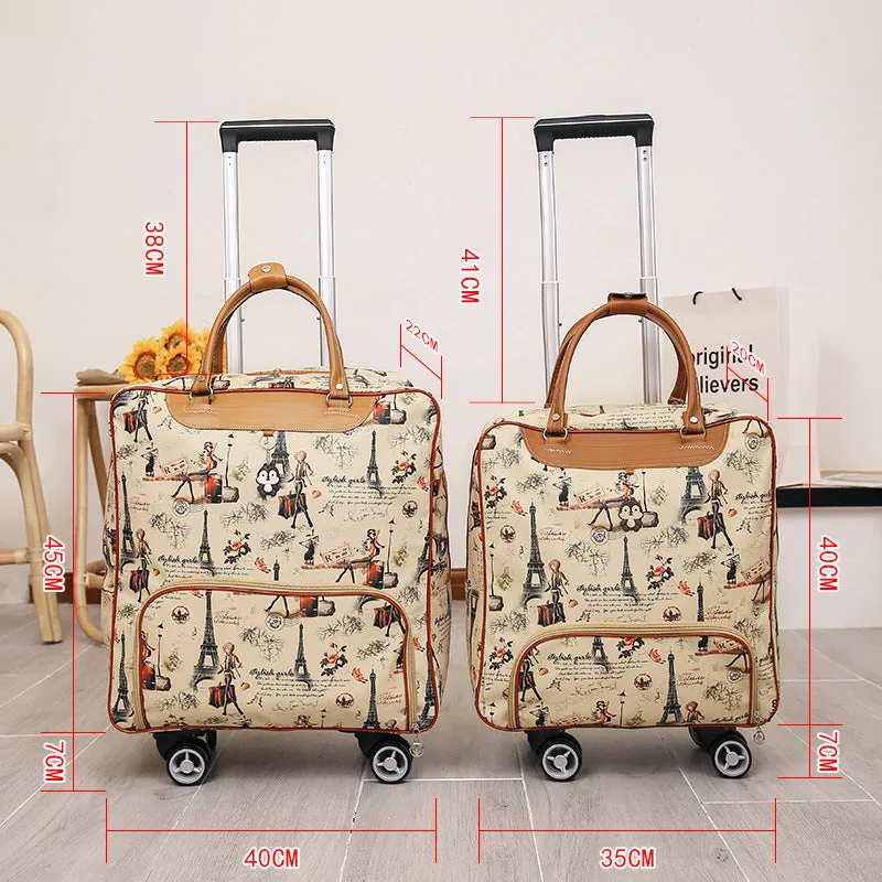 Women's Short-distance Business Storage Suitcase Korean Style Travel Bags