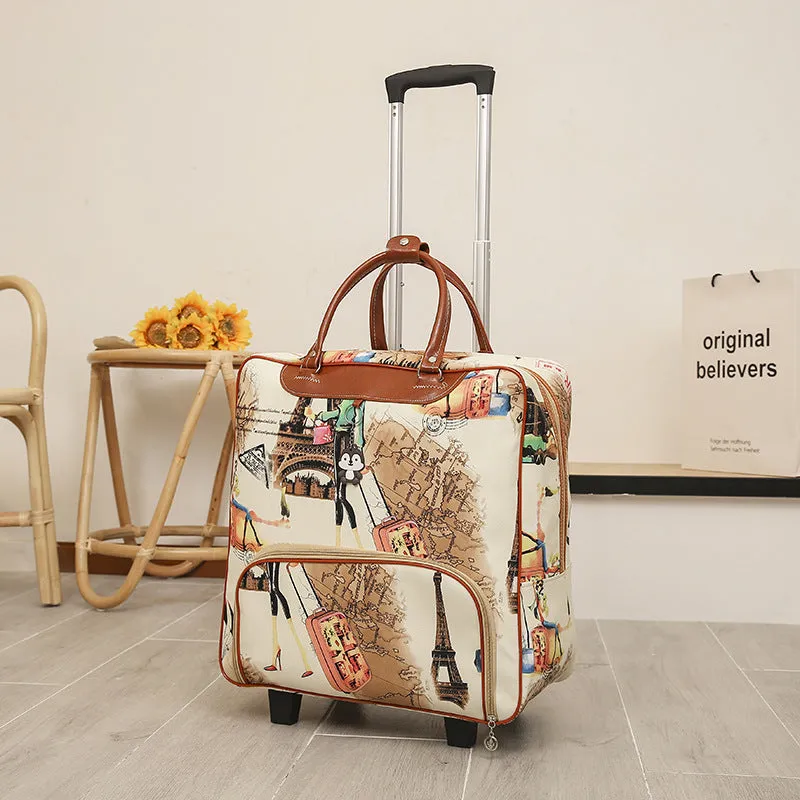 Women's Short-distance Business Storage Suitcase Korean Style Travel Bags