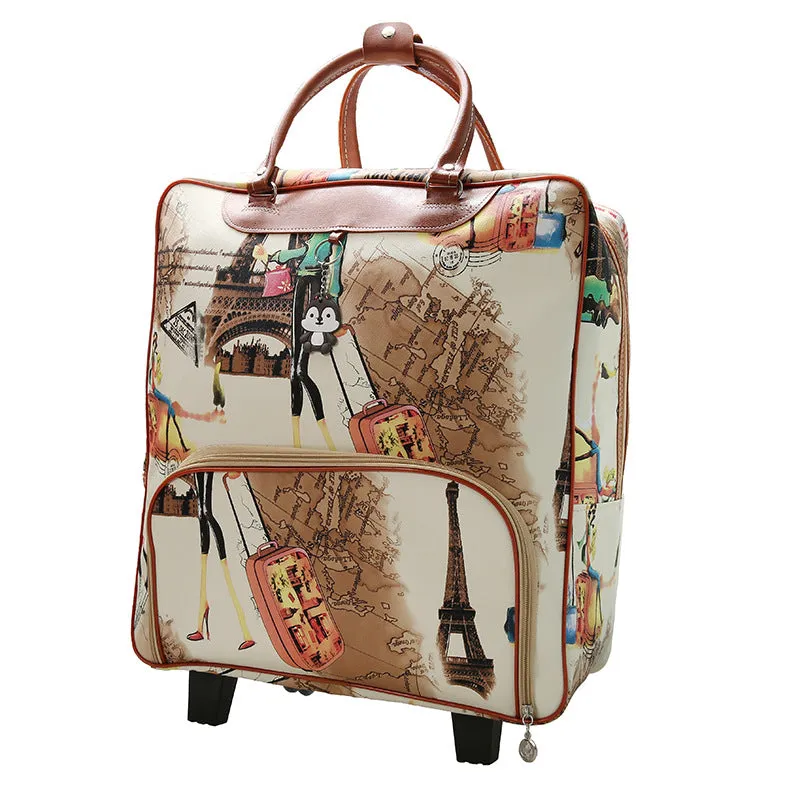 Women's Short-distance Business Storage Suitcase Korean Style Travel Bags