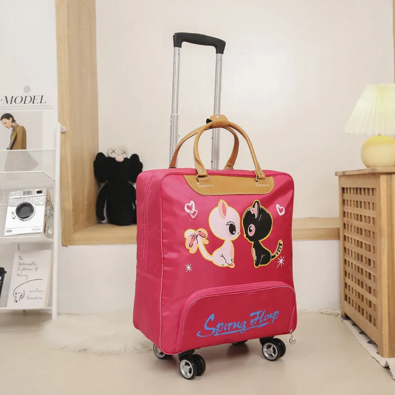 Women's Short-distance Business Storage Suitcase Korean Style Travel Bags
