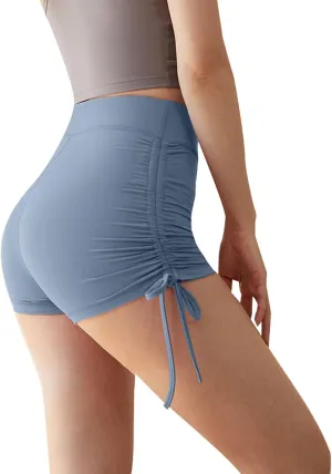 Women's Swim Shorts, Quick Dry Water Beach Board Short, Tankini Bathing Athletic Swimsuit Bottoms Booty Shorts Blue