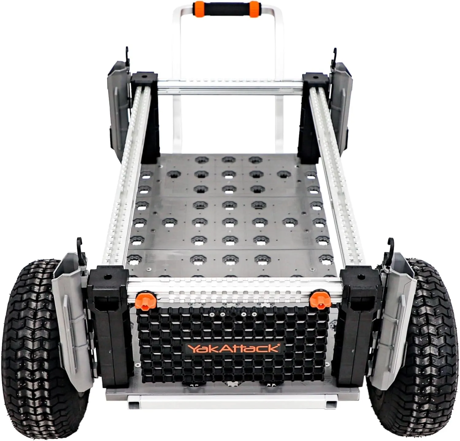 YakAttack SandRig Surf Beach Cart | Heavy-Duty 20” x 36” Gear Hauler with 16” Rubber Tires | Adjustable Design for Fishing, Camping & Beach Trips | High-Capacity, Rust-Resistant Aluminum Frame