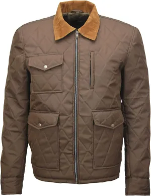 Yellow The Stone John Brown Dutton Ranch Jacket (US, Alpha, XX-Large, Regular, Regular, Brown)