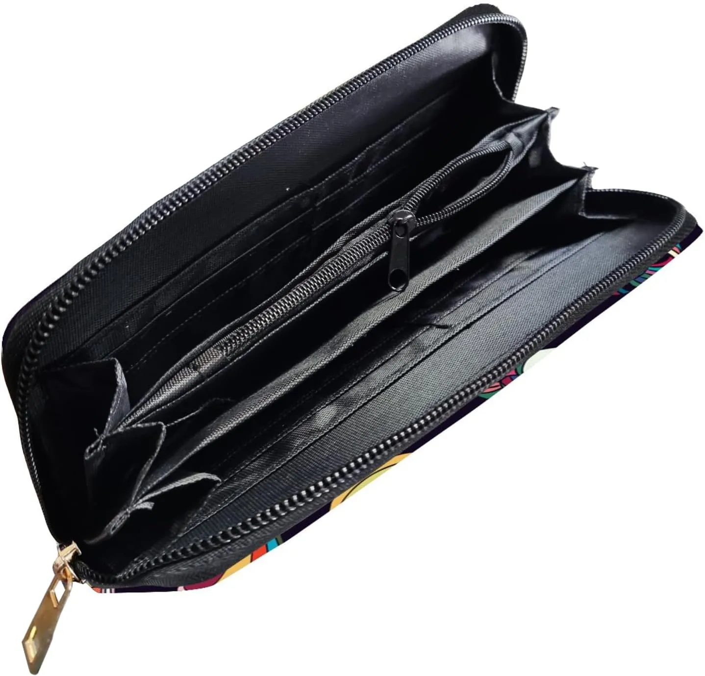 YISHOW Mushroom Cute Wallet Slim Thin Leather Purse Wallet With Zip Around Clutch Casual Handbag For Phone Key Credit Cards