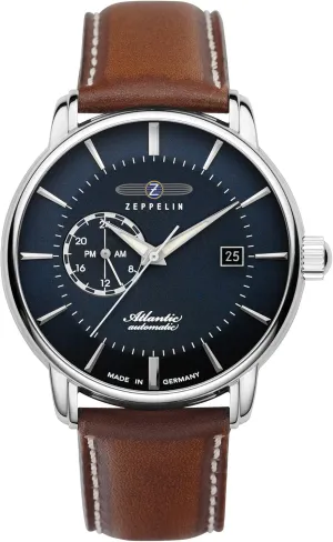 Zeppelin Atlantic 8470 Men's Watch with Leather Strap Automatic Date