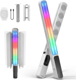 ZHIYUN CINEPEER CF100 100W RGB Light [Official] Stick Handheld LED Video Light Wand 2700K-6500K CRI 96  TLCI 98  Portable Fill Light with 6 Light Effect Continuous Output Light Photography Tube Combo