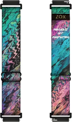 ZOX Android Smart Watch Band – Elastic Band with Motivational Affirmations and Beautiful Artwork – Gifts for Men, Women & Kids
