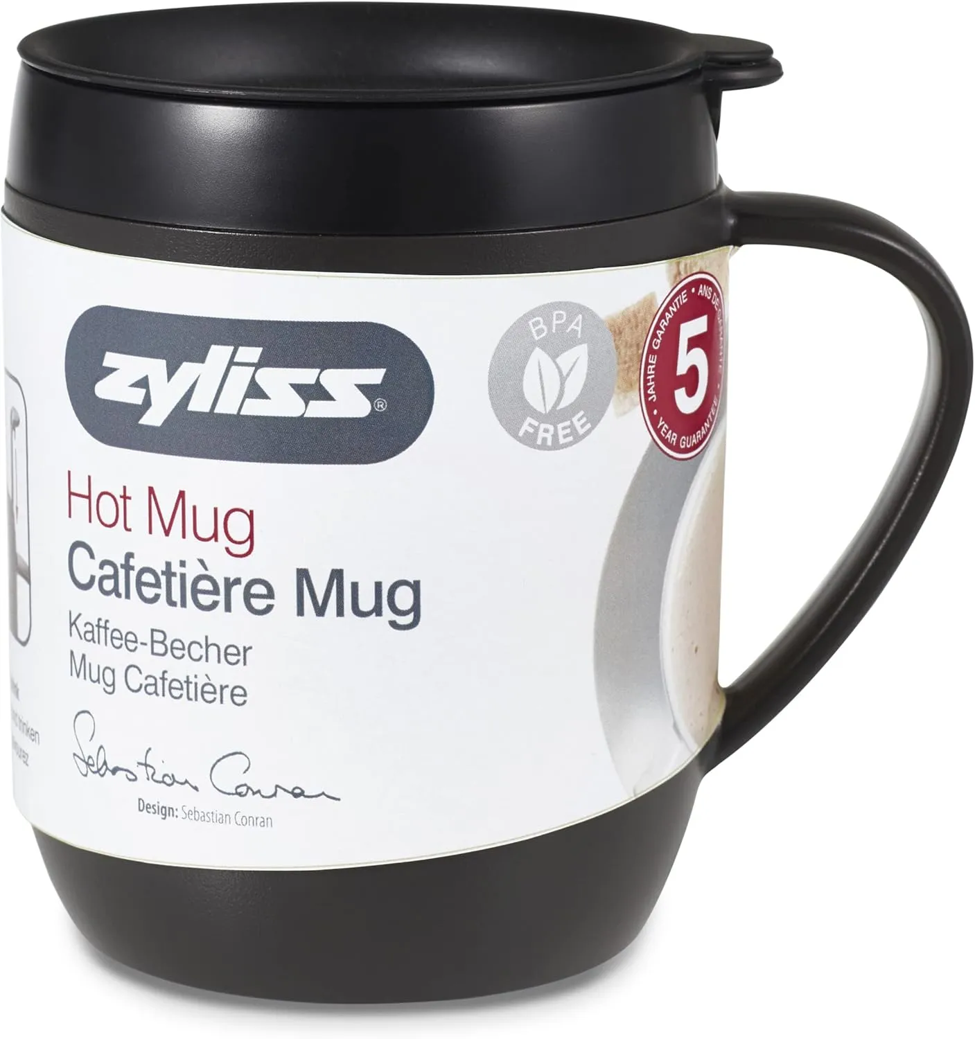 Zyliss Graphite Smart Cafe Travel Mug