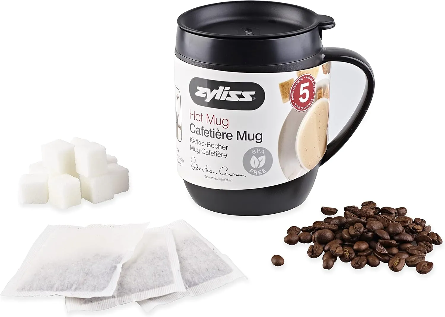 Zyliss Graphite Smart Cafe Travel Mug